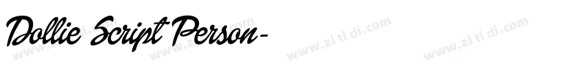Dollie Script Person字体转换 Dollie Script Person字体转换